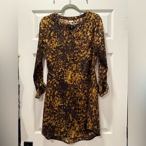 Merona Black/Brown Tortoise Shell Dress